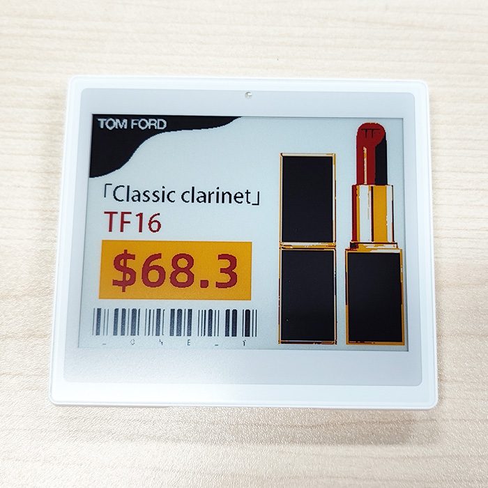4,2 Zoll 4 Farbe Elektronische Einzelhandel Label Display Farbe Schwarz Weiß Rot Gelb